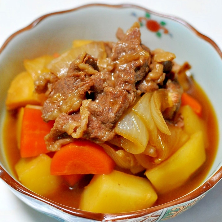 冷めても美味しい 肉じゃが レシピ 作り方 By ねこすけ 楽天レシピ